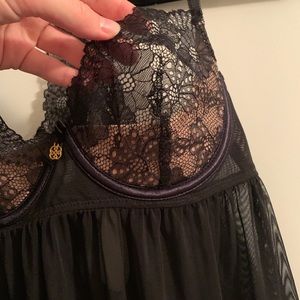 Lace babydoll lingerie size large